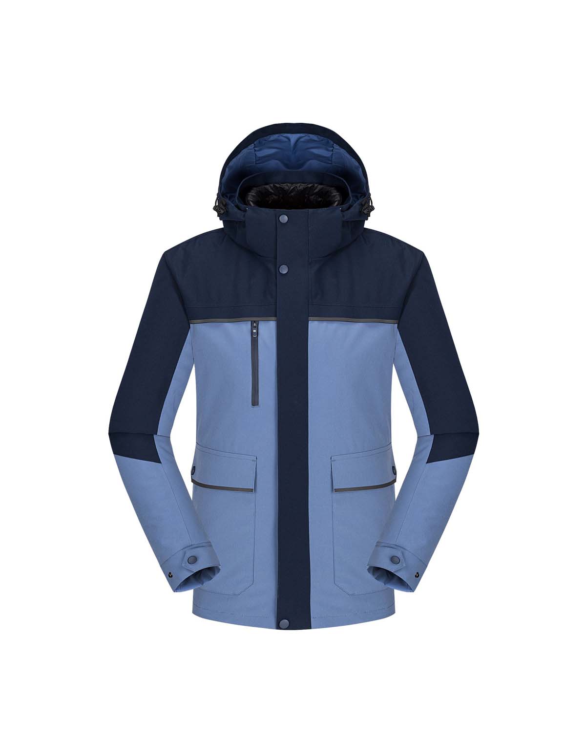 Men's White Duck Down Liner Waterproof Jacket-ms10896-2